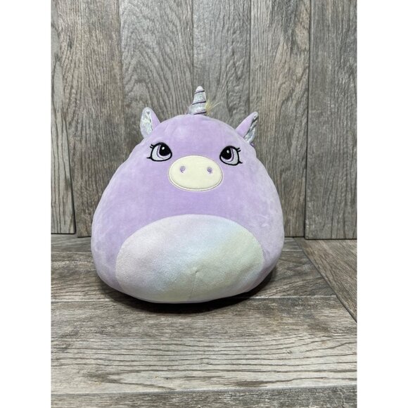 Squishmallows Plush Rory Purple Tie Dye Rainbow Unicorn 11" - Picture 1 of 5